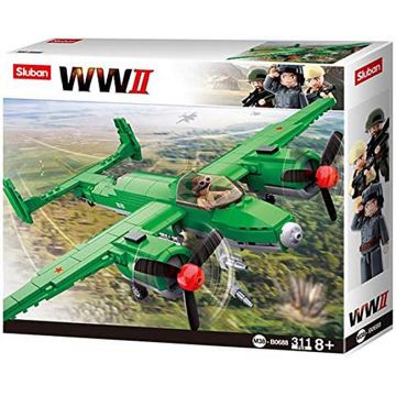 Constructor Sluban WWII - Bombardier aliat, 311 piese