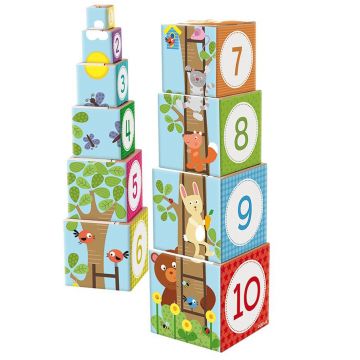 Cuboane din carton Goula – Forest, 10 bucăți