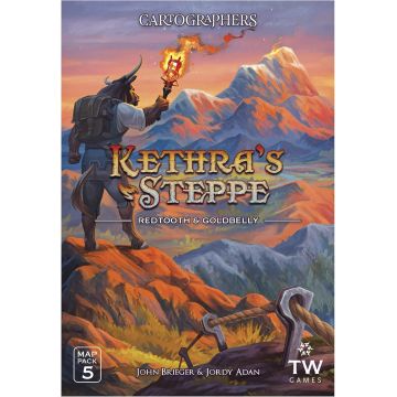 Extensie de joc de societate Cartographers Heroes - Map Pack 5: Kethras Steppe