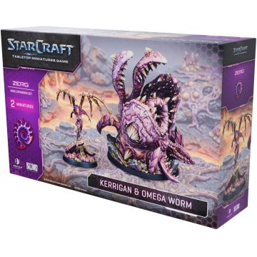 Extensie de joc de societate StarCraft: Tabletop Miniatures Game - Kerrigan & Omega Worm