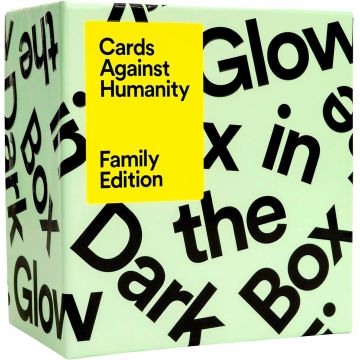 Extensie pentru joc de masă  Cards Against Humanity - Family Edition: Glow In The Dark Box