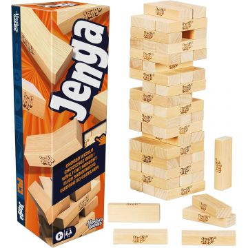 Joc de societate Jenga cu zar virtual - Familial