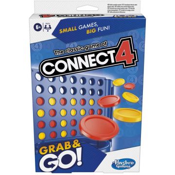 Joc de societate pentru doi  Connect 4: Grab & Go! - pentru copii