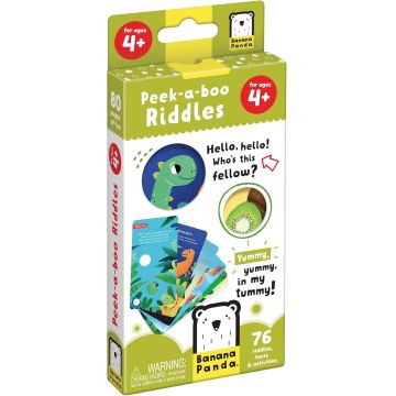 Joc educativ Banana Panda Peek-a-boo - Ghicitori, 4+ ani