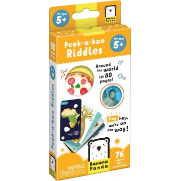 Joc educativ Banana Panda Peek-a-boo - Ghicitori, 5+ ani