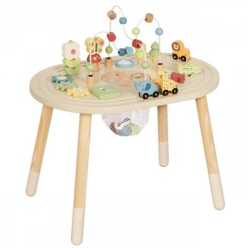 Masă de joc din lemn pentru copii Tooky Toy - Safari.