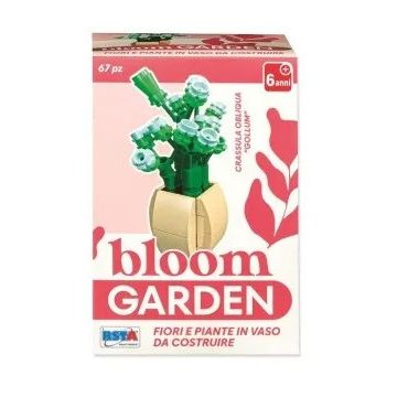 Mini constructor RS Toys Bloom Garden - Crassula Obliqua Gollum, 67 piese
