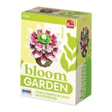 Mini constructor RS Toys Bloom Garden - Pink Lady, 62 piese