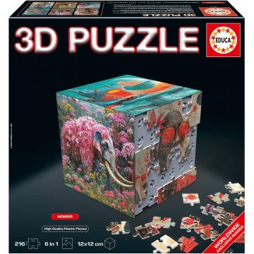 Puzzle 3D Educa din 6 x 36 piese - Miracol