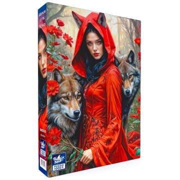 Puzzle Black Sea din 1000 piese - Stăpâna lupilor