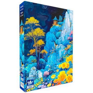 Puzzle Black Sea din 500 piese - Printre stânci, sub stele