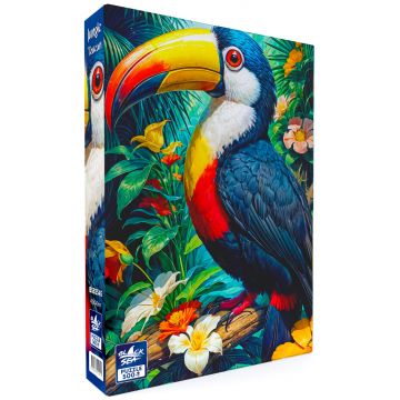 Puzzle Black Sea din 500 piese - Tucan în junglă