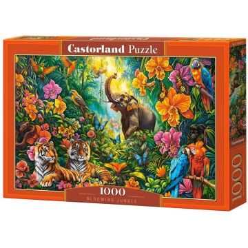 Puzzle Castorland din 1000 piese - Junglă înflorită