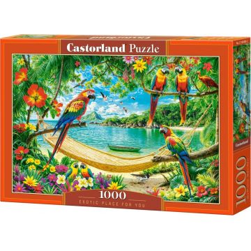 Puzzle Castorland din 1000 piese - Loc exotic pentru tine