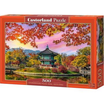Puzzle Castorland din 500 piese - Palatul Gyeongbokgung, Seul, Coreea de Sud