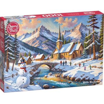 Puzzle Cherry Pazzi din 1000 piese - Povestea iernii