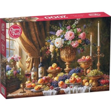 Puzzle Cherry Pazzi din 2000 piese - Masă barocă