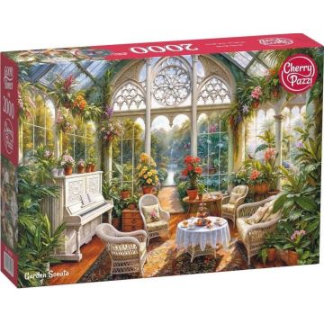 Puzzle Cherry Pazzi din 2000 piese - Sonata din grădină