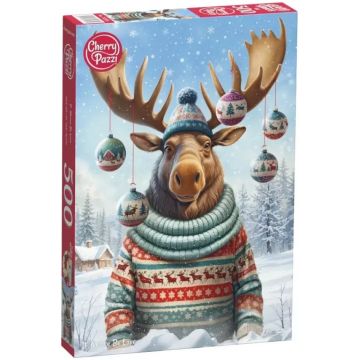 Puzzle Cherry Pazzi din 500 piese - It Moose Be Love