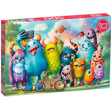 Puzzle Cherry Pazzi din 500 piese - Spune „Varză”!