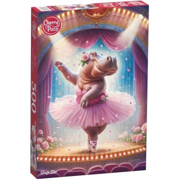 Puzzle Cherry Pazzi din 500 piese - Vedetă pe scenă