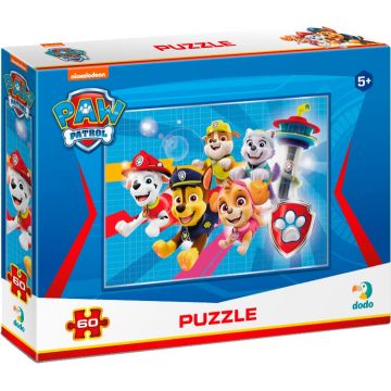 Puzzle DoDo din 60 piese - Patrula Cățelușilor: Echipa