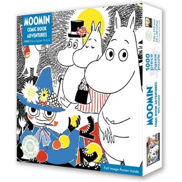 Puzzle Flame Tree Gift din 1000 piese - Moomins: Serie de benzi desenate