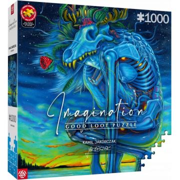 Puzzle Good Loot din 1000 piese - Lupul alb