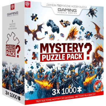 Puzzle Good Loot din 3 x 1000 piese - Pachet de jocuri misterioase V1
