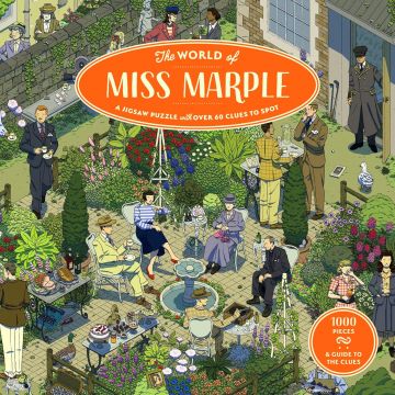 Puzzle Laurence King din 1000 piese - Lumea domnișoarei Marple
