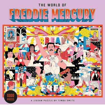 Puzzle Laurence King din 1000 piese - Lumea lui Freddie Mercury