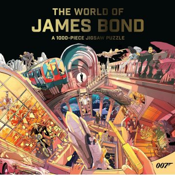 Puzzle Laurence King din 1000 piese - Lumea lui James Bond