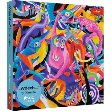 Puzzle pătrat Trefl 500 de piese - Inhalație
