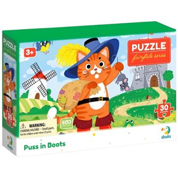 Puzzle pentru copii  DoDo din 30 piese - Puss în cizme