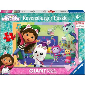 Puzzle pentru podea Ravensburger din 60 piese - Casa de păpuși a lui Gaby