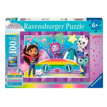 Puzzle Ravensburger din 100 XXL piese - Casa de păpuși a lui Gaby