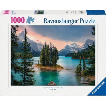 Puzzle Ravensburger din 1000 piese - Lacul Malin, Canada