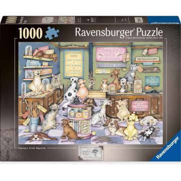 Puzzle Ravensburger din 1000 piese - Magazinul de bețe al lui Stanley