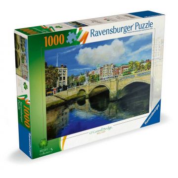 Puzzle Ravensburger din 1000 piese - Podul O'Connell, Dublin