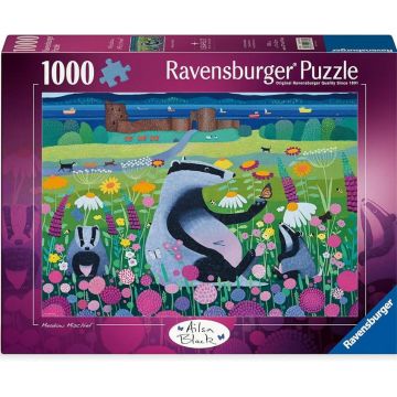 Puzzle Ravensburger din 1000 piese - Povești în pajiște