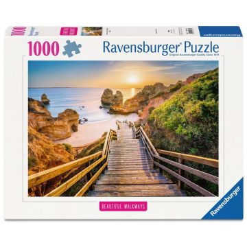 Puzzle Ravensburger din 1000 piese - Scara către plaja Camilo