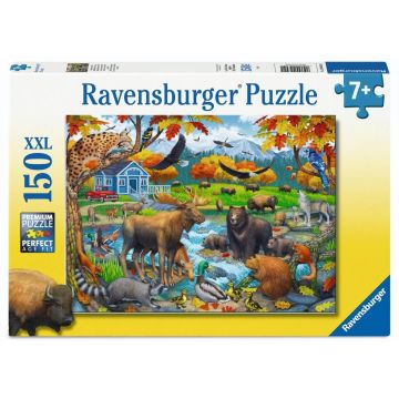 Puzzle Ravensburger din 150 XXL piese - Colecția de pădure
