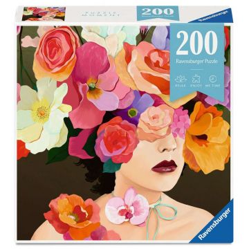 Puzzle Ravensburger din 200 piese - Trandafir
