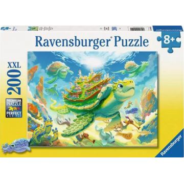 Puzzle Ravensburger din 200 XXL piese - Lumea magică subacvatică