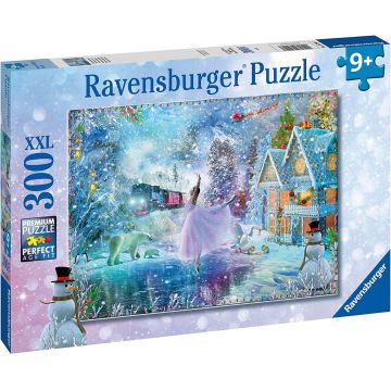 Puzzle Ravensburger din 300 XXL piese - Țara Minunilor de Crăciun