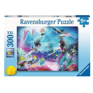 Puzzle Ravensburger din 300 XXL piese - Regatul Sirenelor