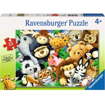 Puzzle Ravensburger din 35 piese - Jucării de pluș