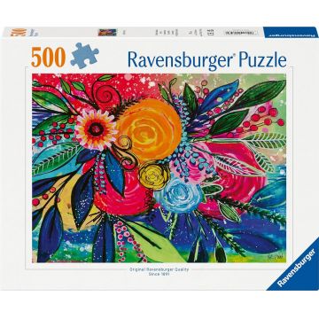 Puzzle Ravensburger din 500 piese - Explozie de culori