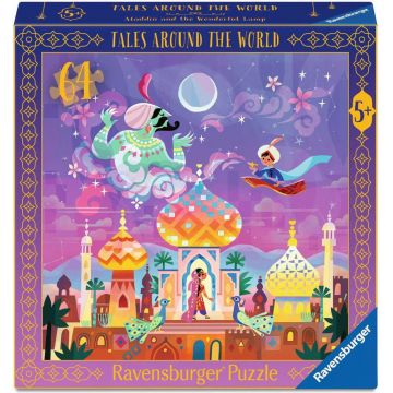 Puzzle Ravensburger din 64 piese - Aladdin și lampa magică