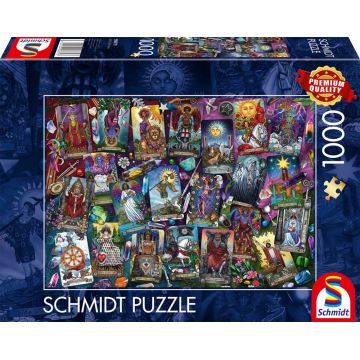 Puzzle Schmidt din 1000 piese - Cărți de Tarot misterioase